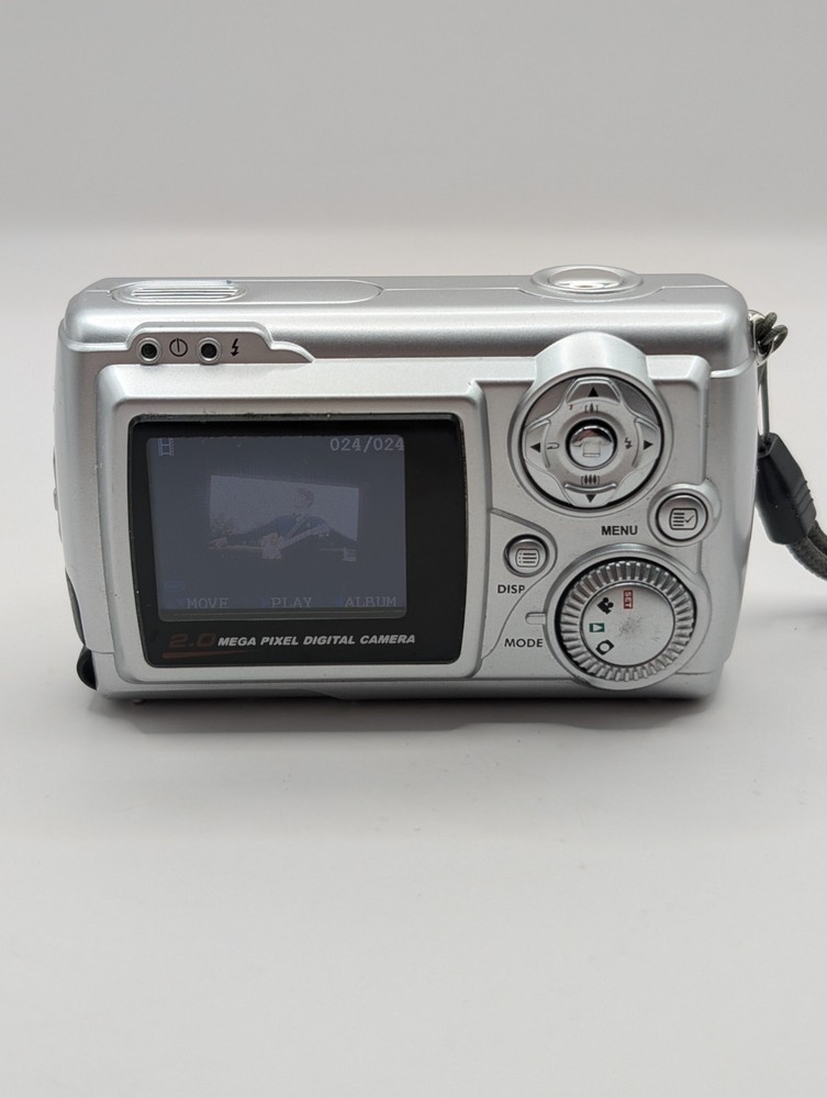 Vivitar Digital Camera Vivicam 3695 2.0MP Silver Tested