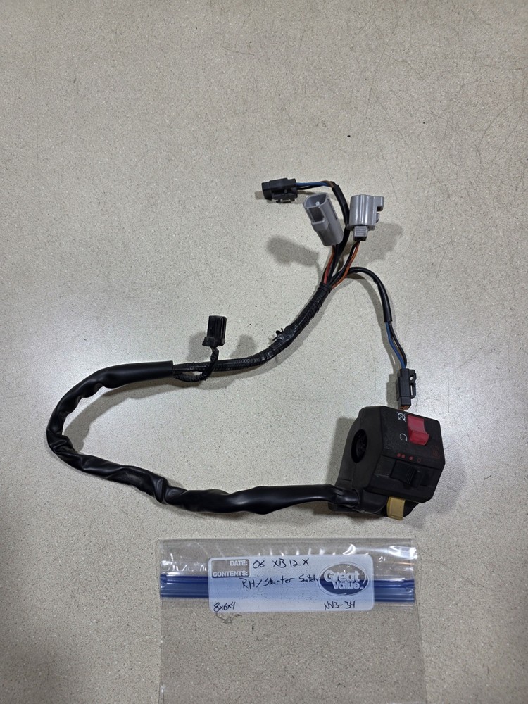 2006 Buell Ulysses XB12 XB12X Right Handlebar Switch Starter Kill Switch #NV3-34