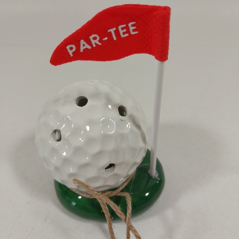 Mud Pie Golf Ball Light Up Sitter; 4 1/4" X 2 1/2"