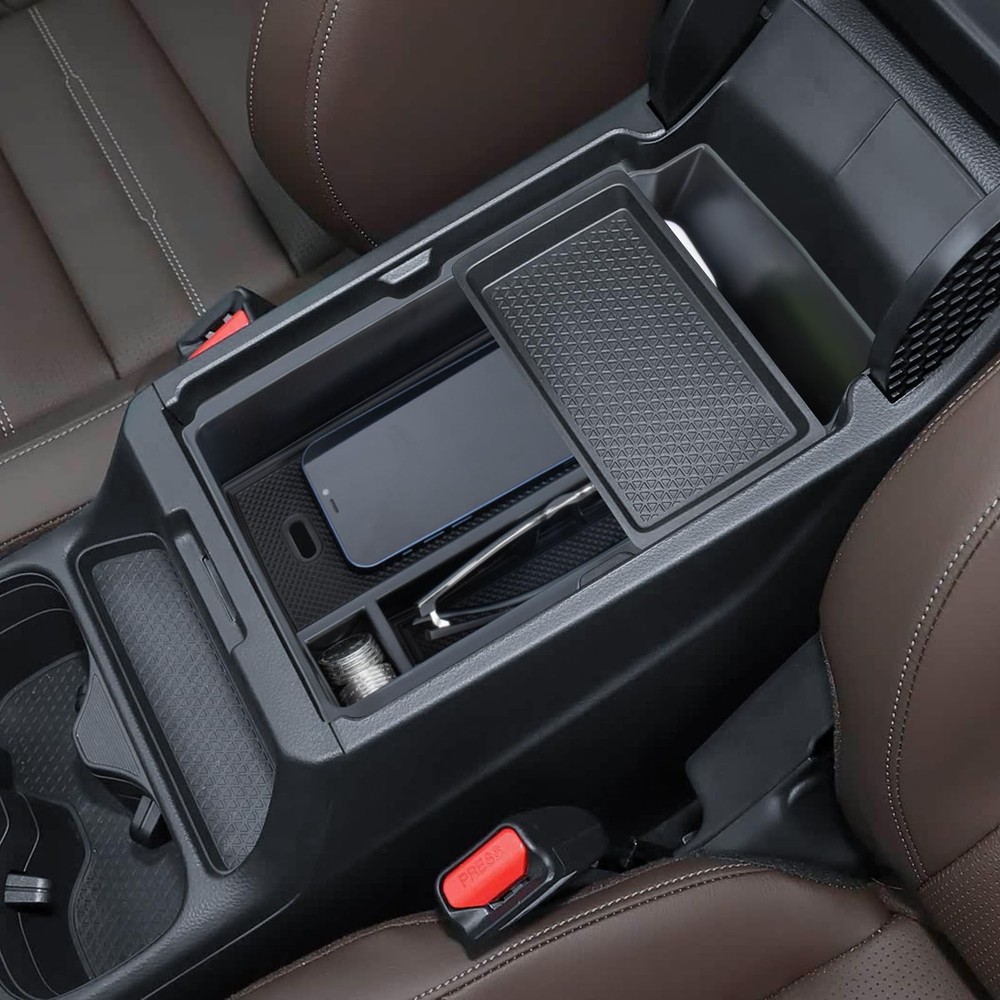 Neepiar Center Console Organizer 1 Pcs Organizer, Black