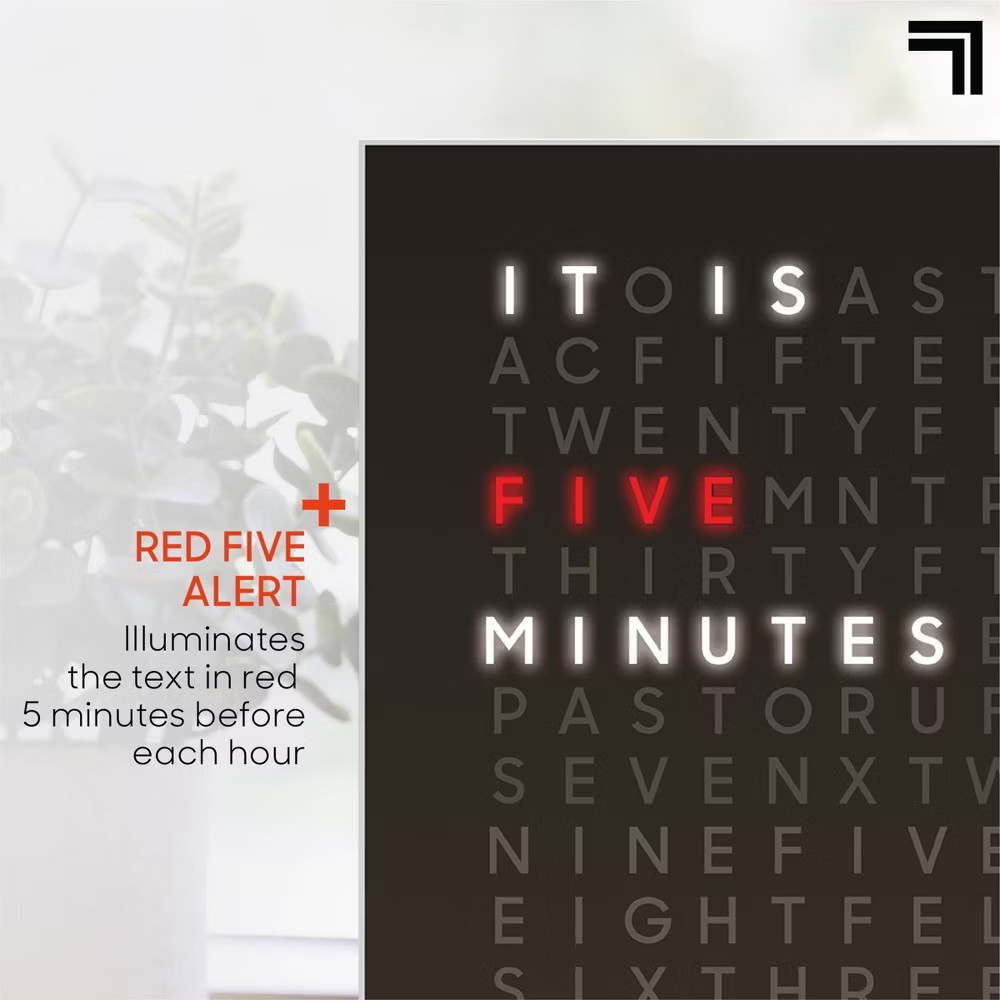 Sharper Image LED Word Clock Pro