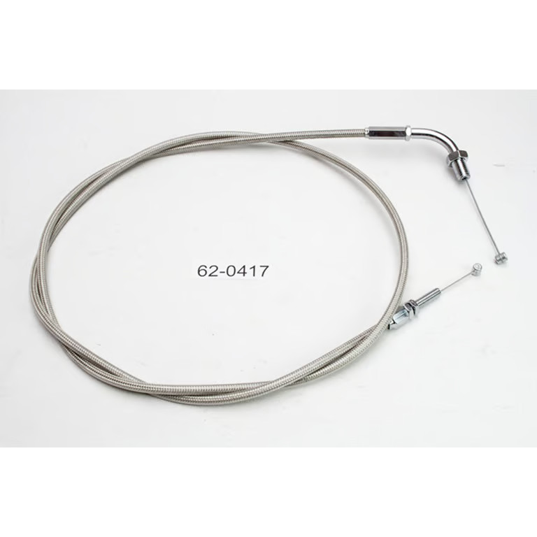 Motion Pro - 62-0417 - Armor Coat Stainless Steel Pull Throttle Cable (+6in.)