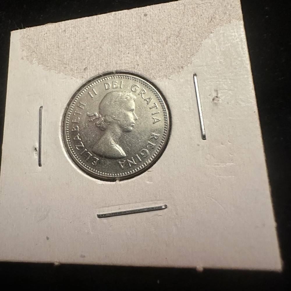 1964 Canada 5 Cents Beaver Nickel Coin