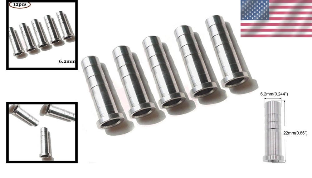 Arrow Inserts - 12 Pack Fits Carbon Arrows for Compound Bow & Recurve