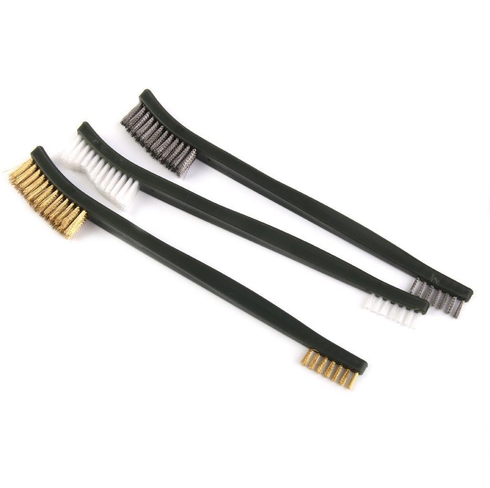 Durable Hand Tools 3pcs Wire Brush Set Stainless Steel Brush