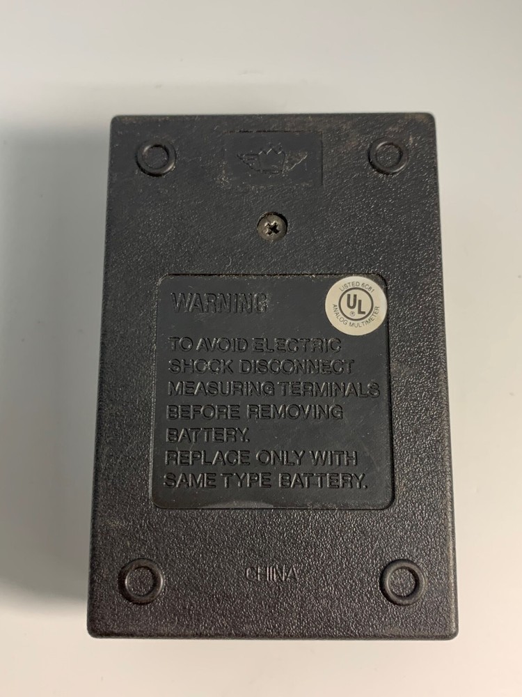 Analog Analogue Meter Multimeter Ohm Electrical Circuit Multi Tester (UNTESTED)