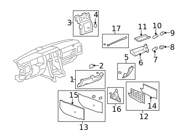 Genuine GM Lower Panel 25905754