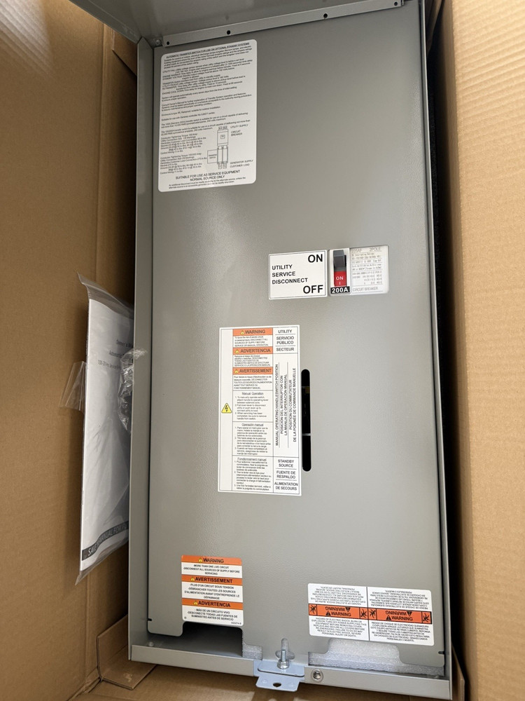 200 Amp Automatic Transfer Switch w/Power Management for Generac RXSW200A3