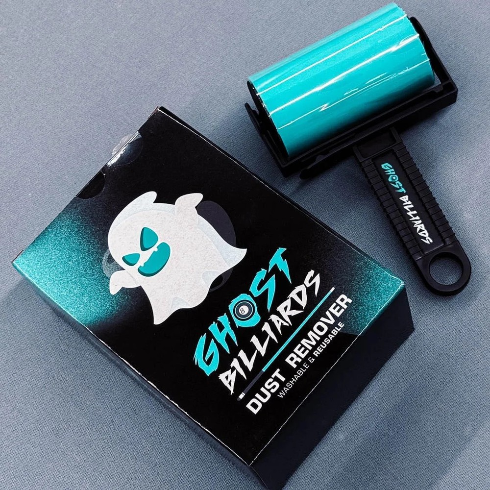 Ghost Billiards Table Dust Remover - Washable Roller Cleaner for Pool, Billiards