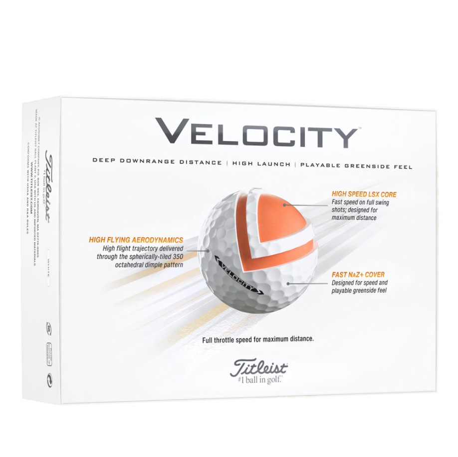 (2 pack) 2024 Titleist Velocity White