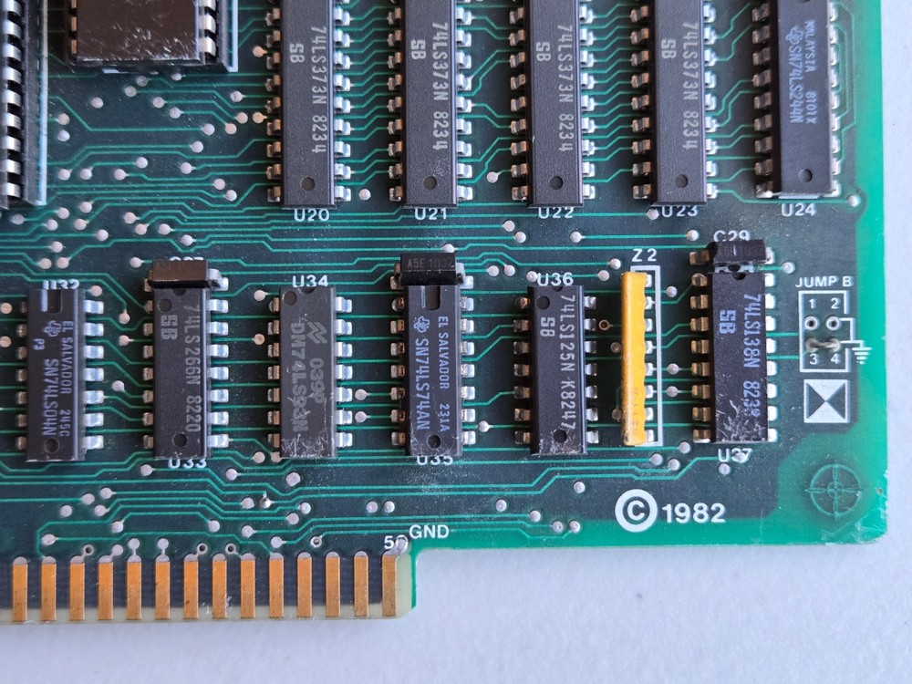 Vector Vintage 1982 S-100 Computer Card Sabernet Controller AS-IS Untested