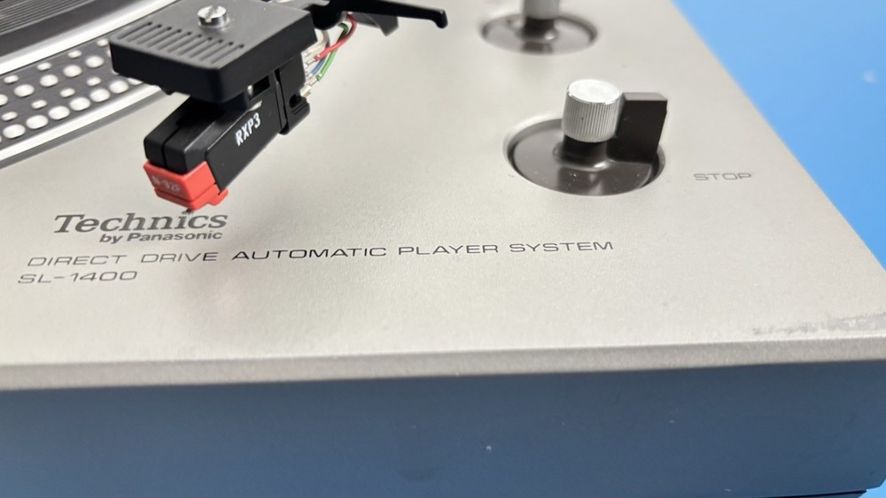 Technics SL-1400 Direct Drive Automatic Turntable working & Serviced W/ Cover