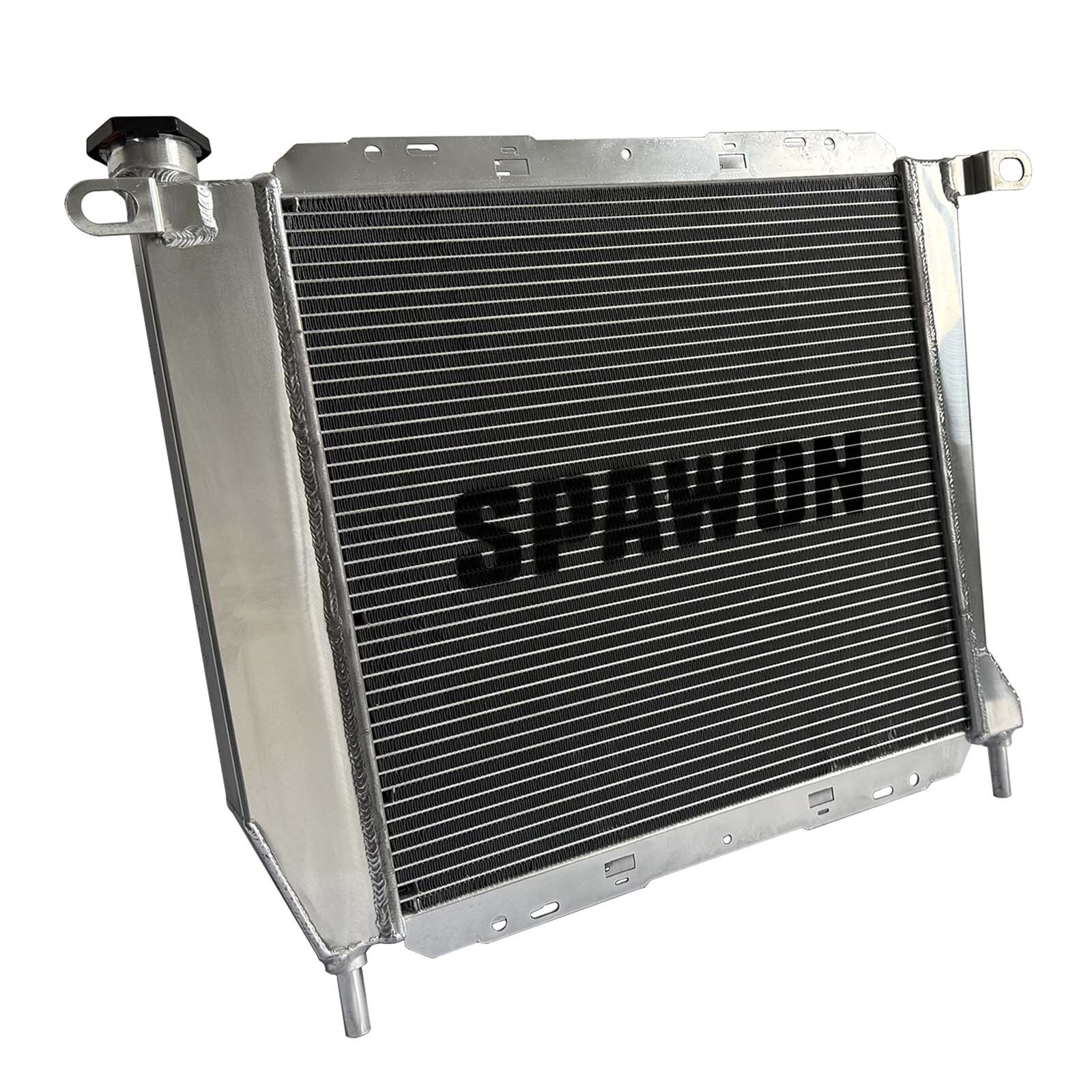 Radiator + Fan Shroud For Ford Ranger Mazda B2300 2.0L 2.3L 1985-94 Aluminum AT