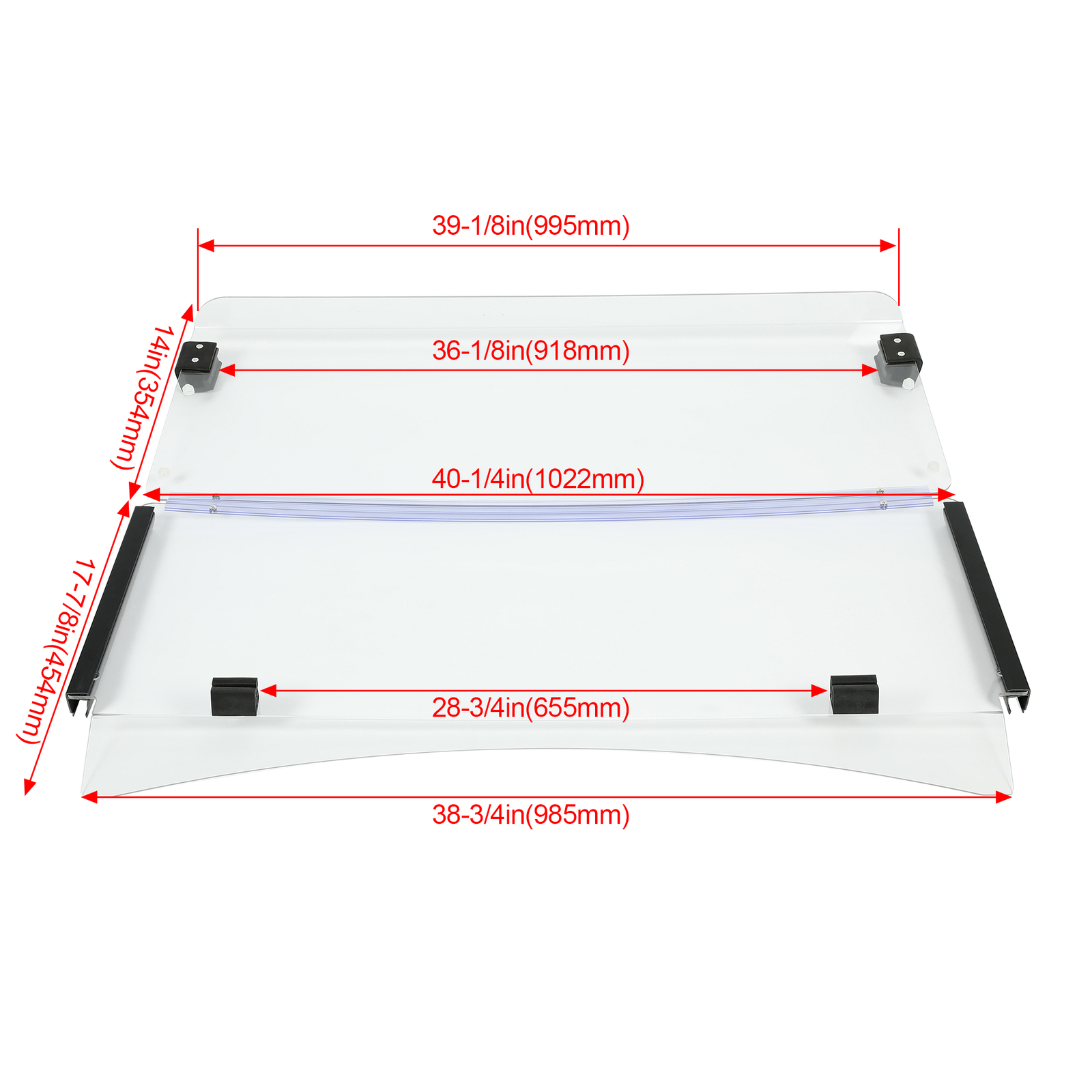 For EZGO TXT Clear Windshield For 2014- UP *New In Box Golf Cart Part*