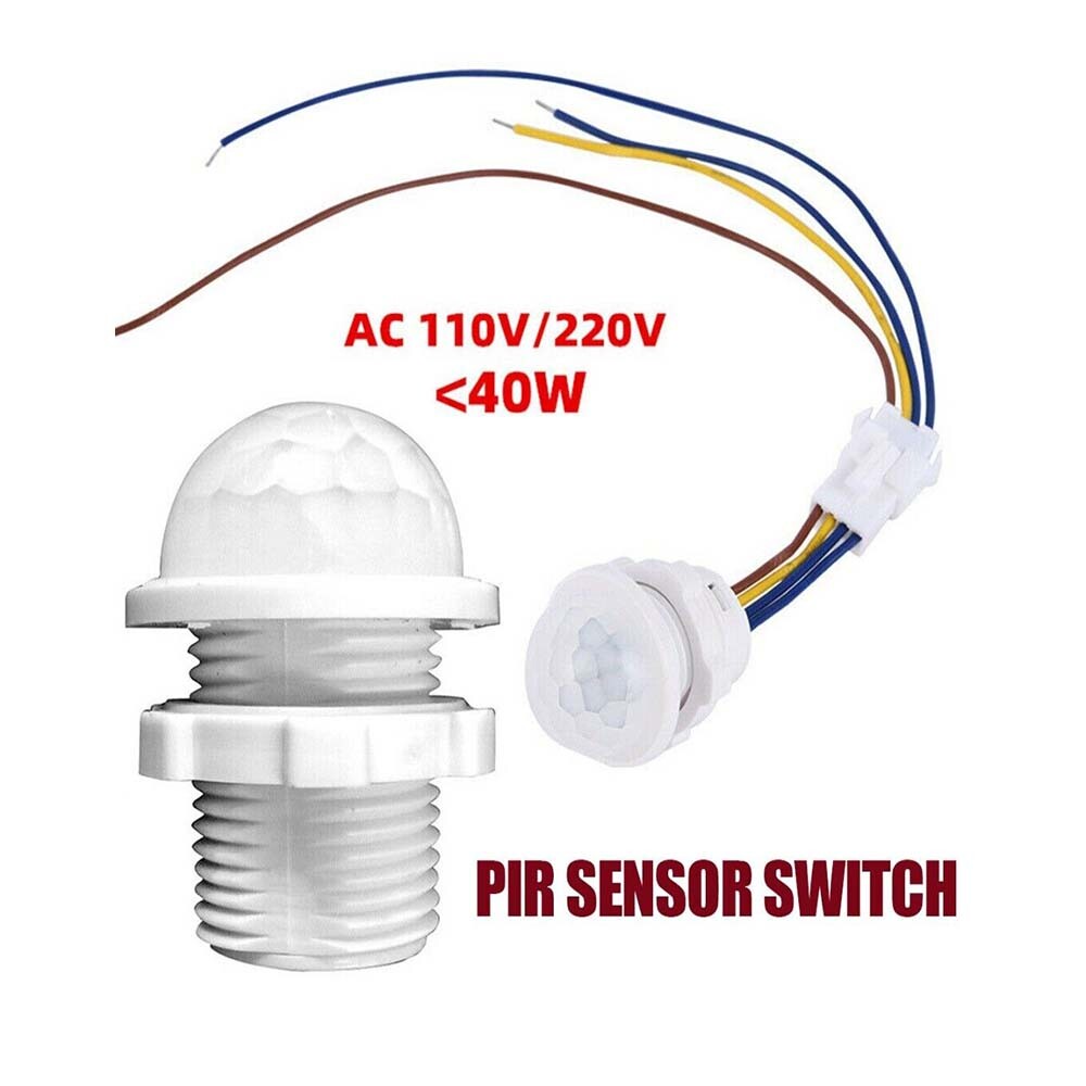 110V220V PIR Infrared Motion Sensor Detector Smart Switch Lamp Switch Auto 5Pcs