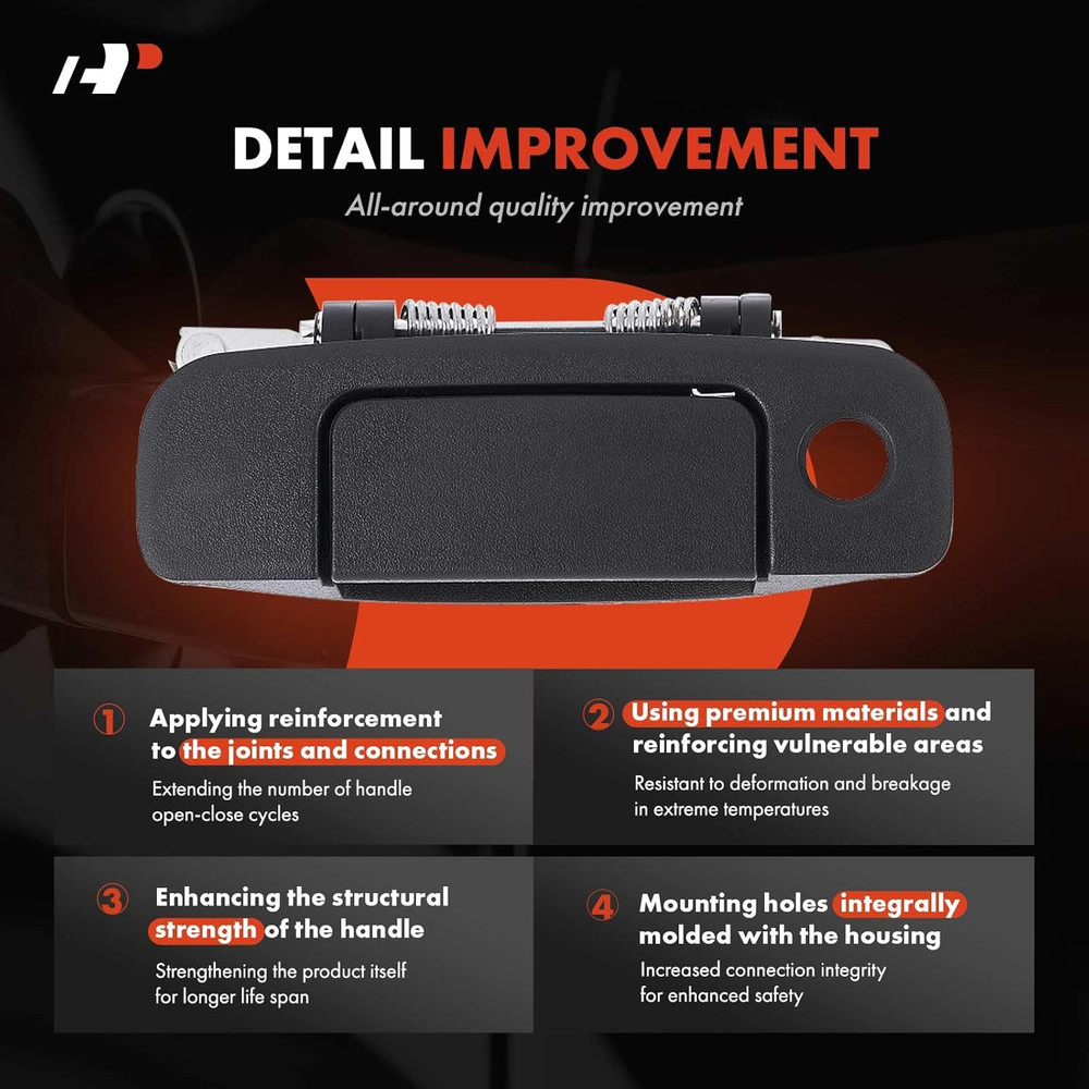 Tailgate Handle Liftgate Latch Handle Compatible with Dodge Durango 1998-2003, T