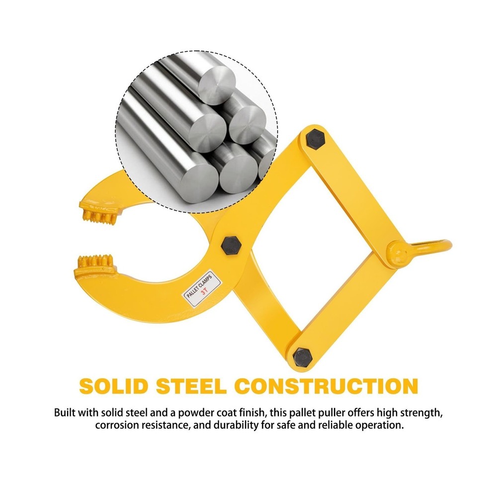 Pallet Puller,3T/6600 LBS Capacity Pallet Jack Puller,Heavy Duty Single Sciss...