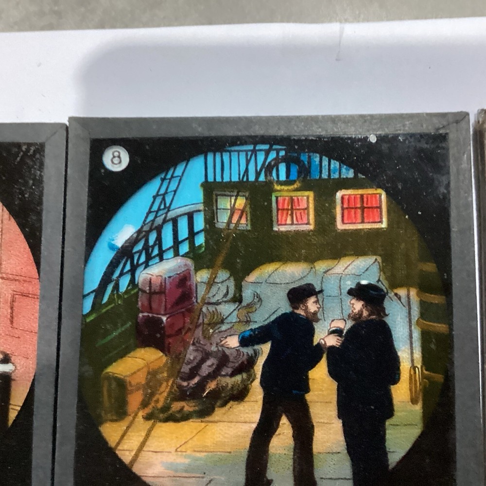 3 Vintage Magic Lantern Scenes