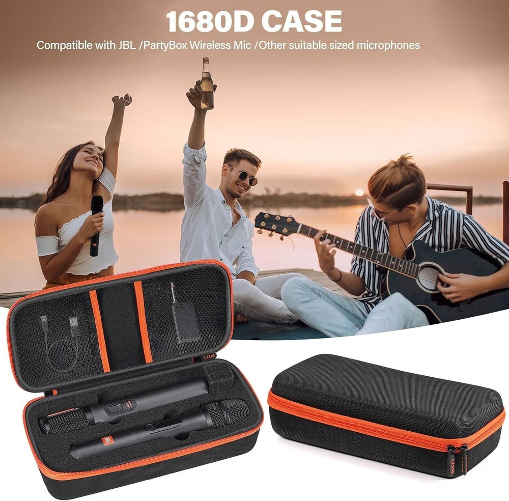 Lightweight JBL Wireless Microphone Holder with Easy Access and Carrying Handle