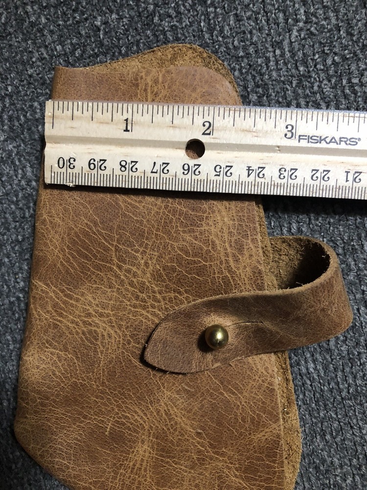 genuine Leather handcrafted muzzleloader Lock Cover
