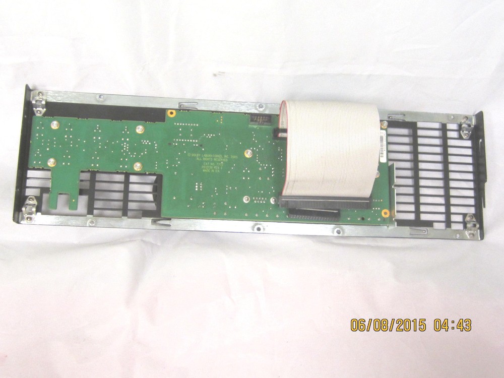 Dolby CP-650 Front Panel Inner Assembly for CP 650 Digital Stereo Processor used