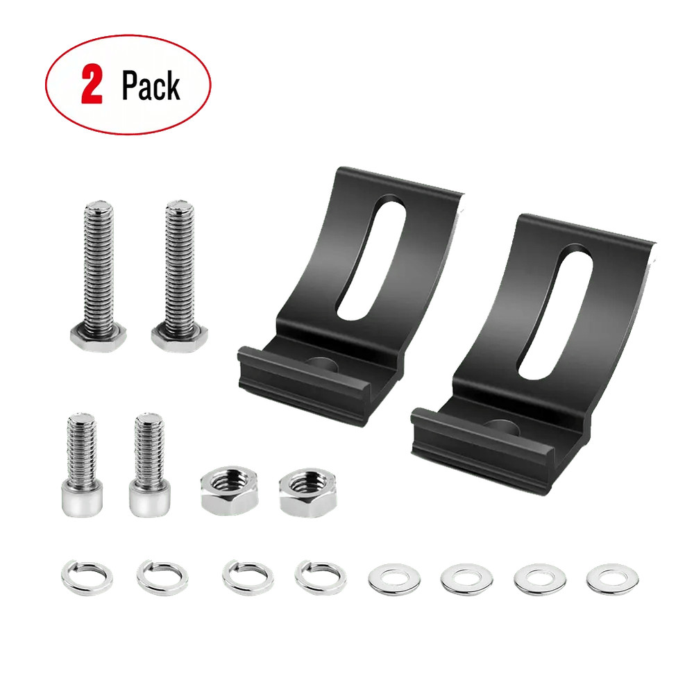 Nilight Universal Slide Base Mount Bracket (Pair)