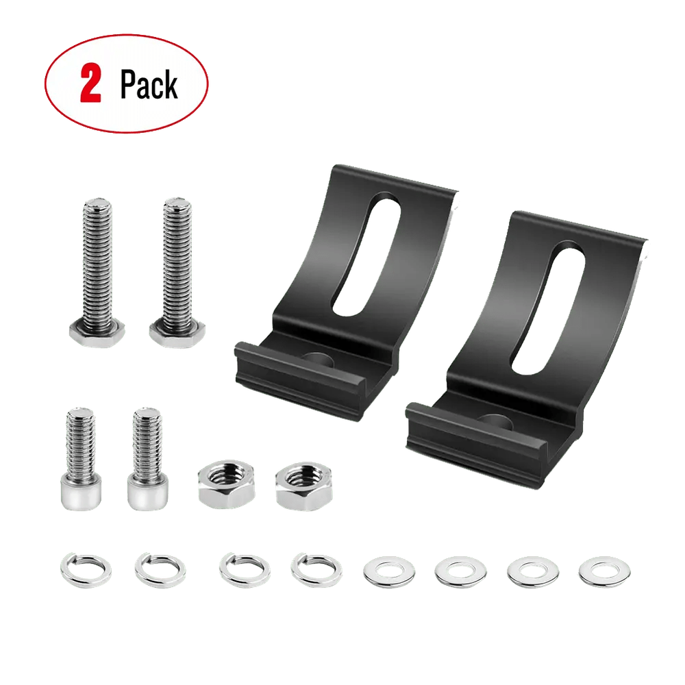 Nilight Universal Slide Base Mount Bracket (Pair)