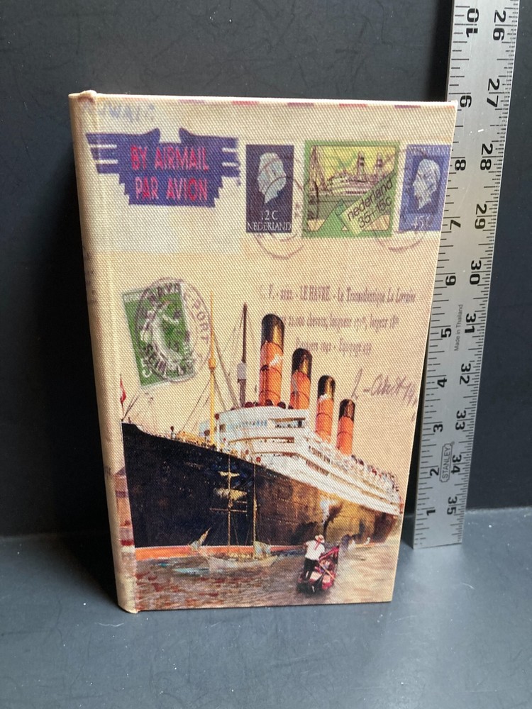 Ocean Liner Book Hidden Compartment Storage Box