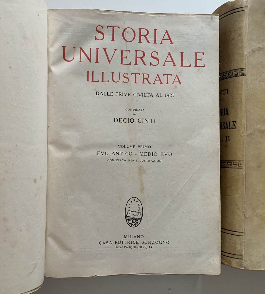 UNIVERSAL ILLUSTRATED HISTORY DECIO CINTI DREAM
