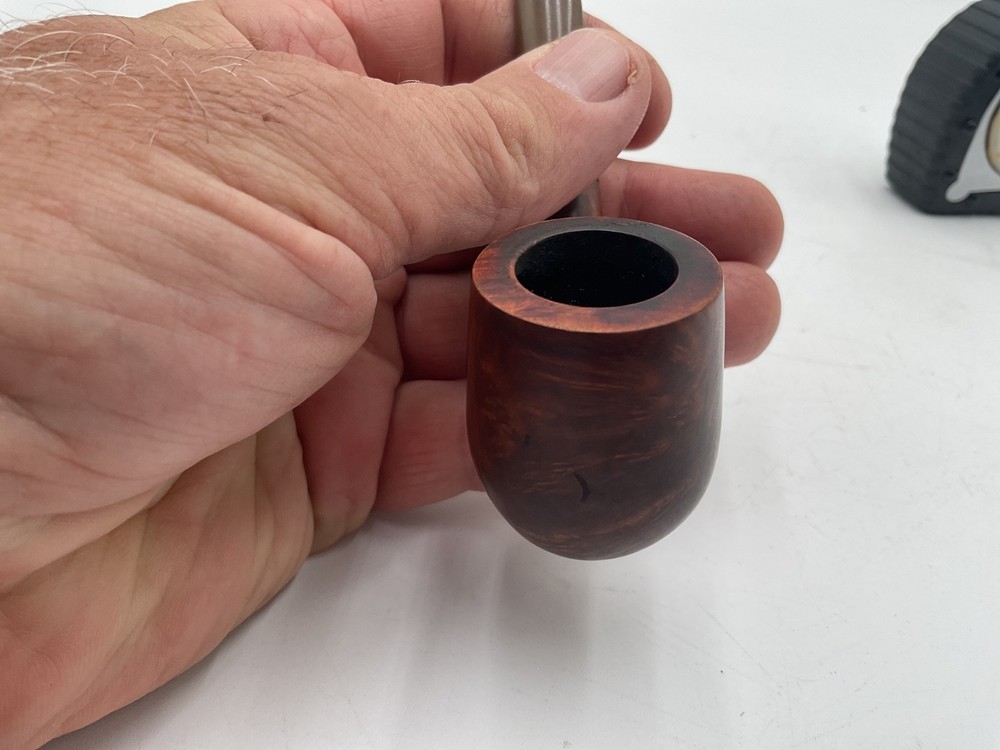 EHRLICH SELECT IMPORTED BRIAR BENT BILLIARD ESTATE PIPE