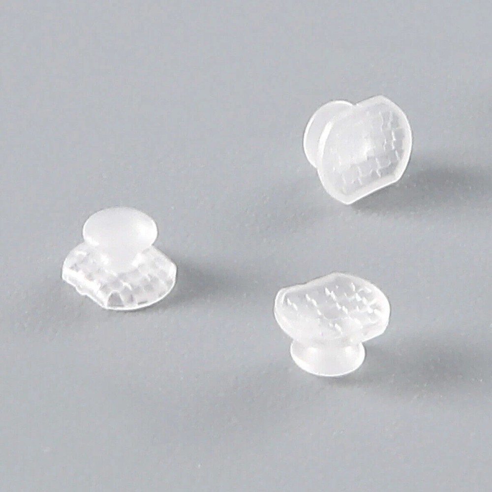 10 Pcs/Bag Orthodontic Dental Rectangular Ceramic Lingual Button Base Transparen