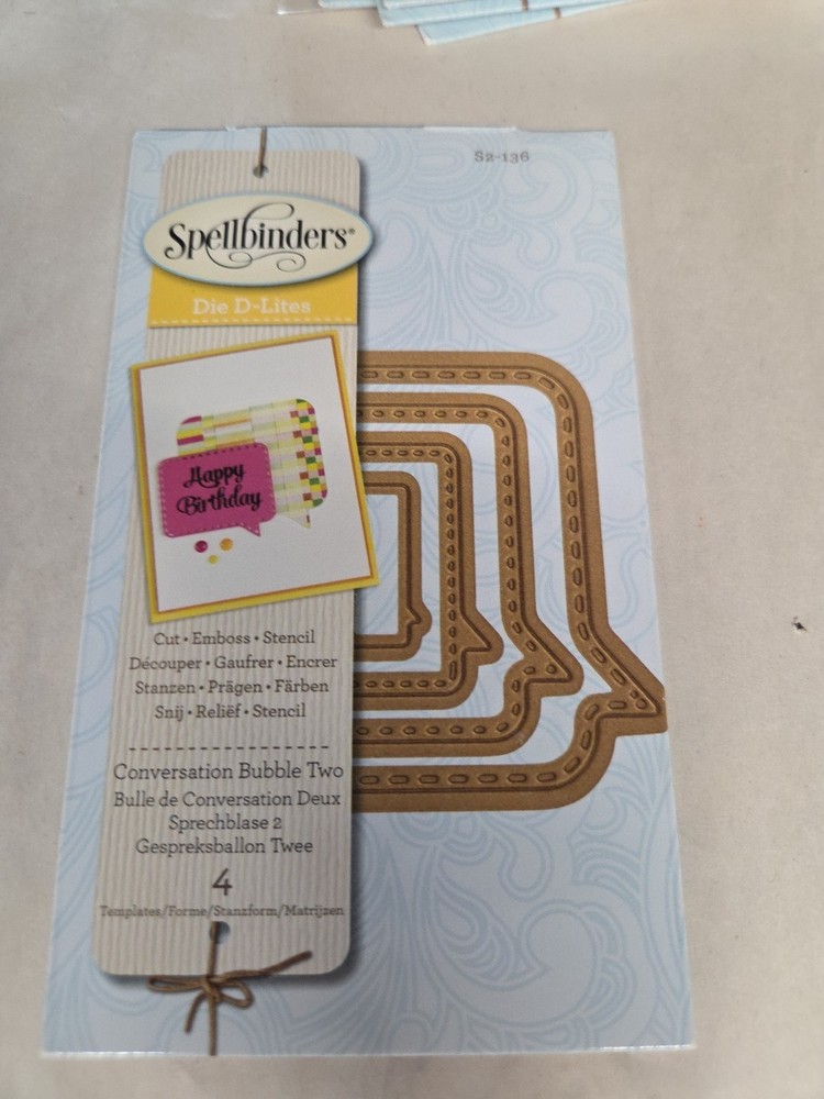 Spellbinders Dies Conversation Bubble Two