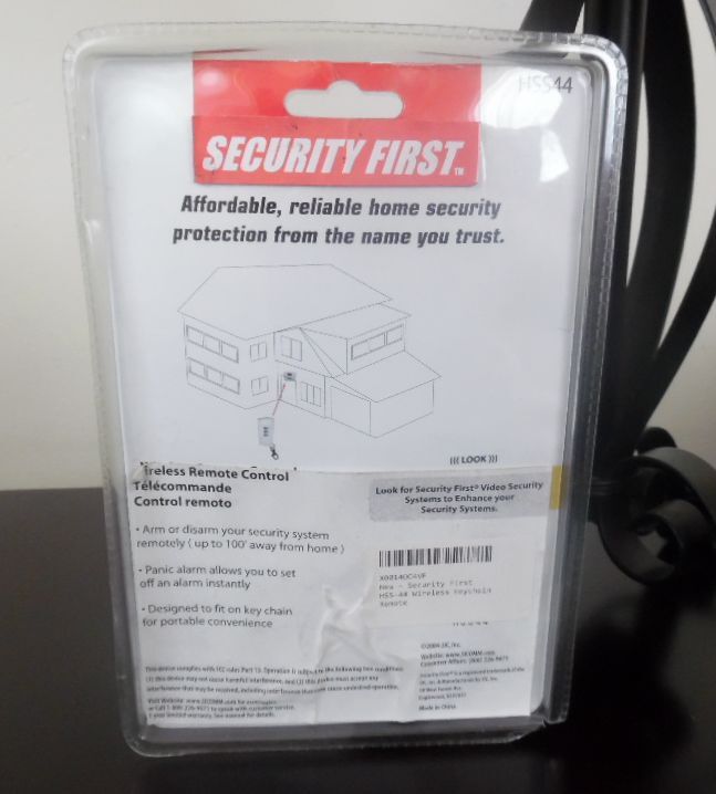 FIRST ALERT Wireless Remote Key Chain Remote HSS44 New