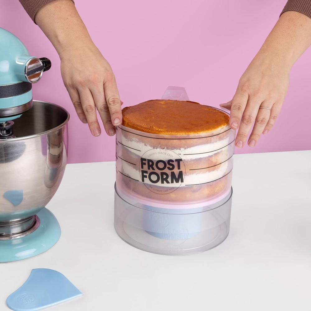 Frost Form Starter+Cake Decorating Tool– 8" Round – Smooth Finish | New & Sealed