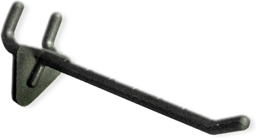 800074-BLK 4-Inch Plastic Hook, 50-Pack,Black