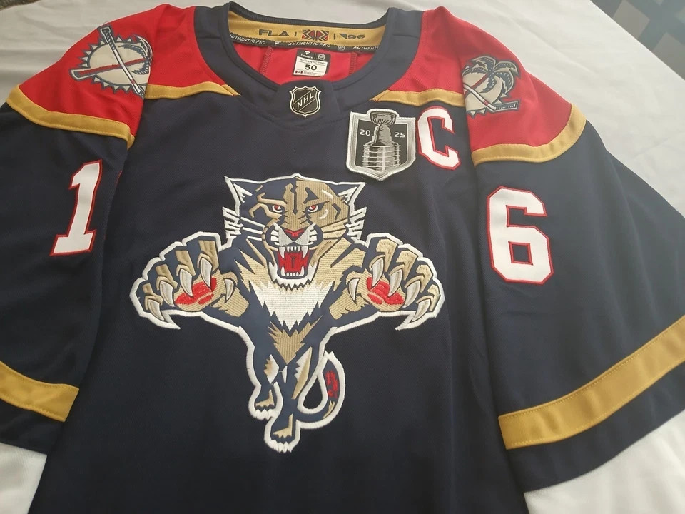 NWT Florida Panthers Aleksander Barkov #16 Reverse Retro Blue