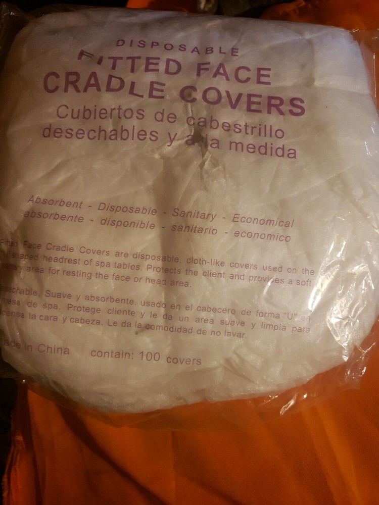 Disposable Fitted Face Cradle Covers