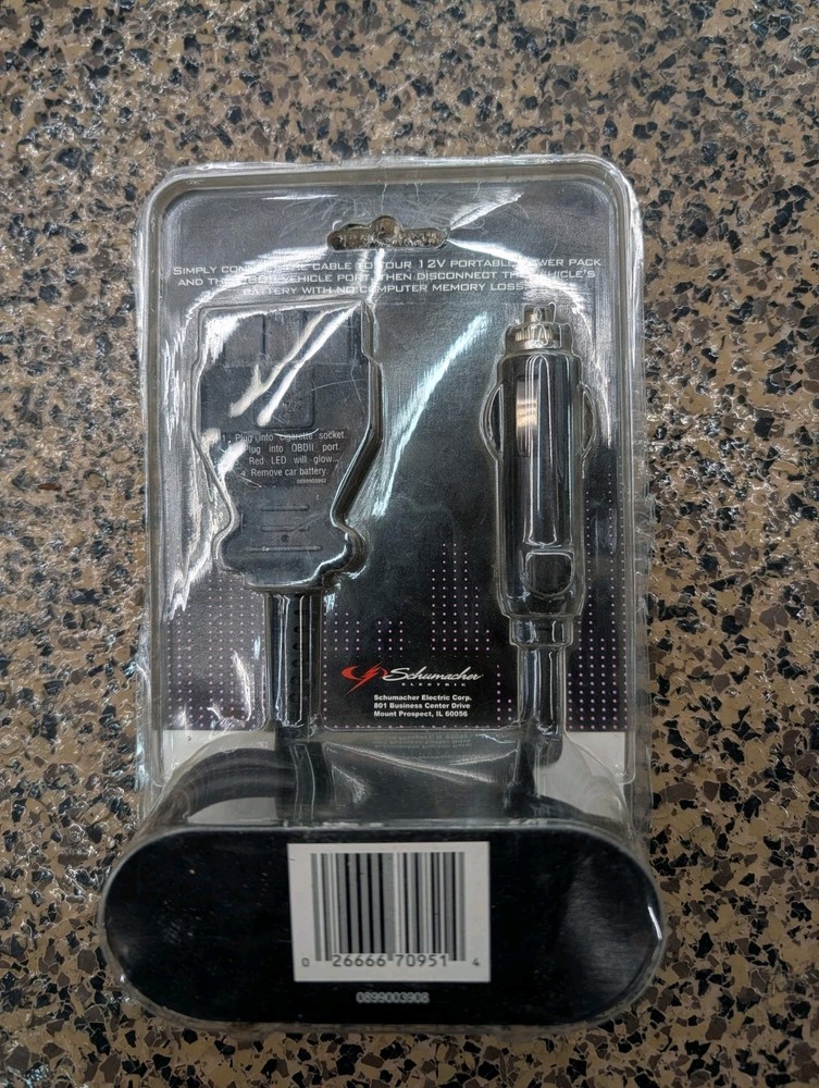 Schumacher Electric MEMORY SAVER ADAPTER CABLE