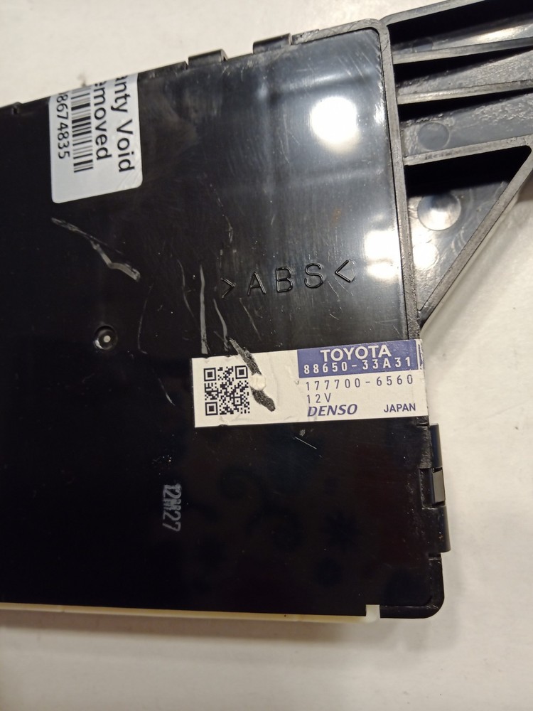 2011 LEXUS ES350 TEMPERATURE CONTROL MODULE 88650-33A31 (U)