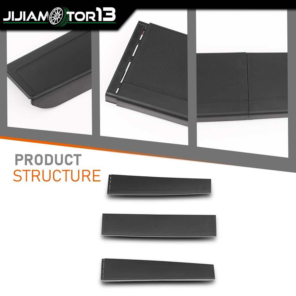 Molding Cap Protector Cover Trim Fits 14-19 GMC Sierra Chevy Silverado Tailgate