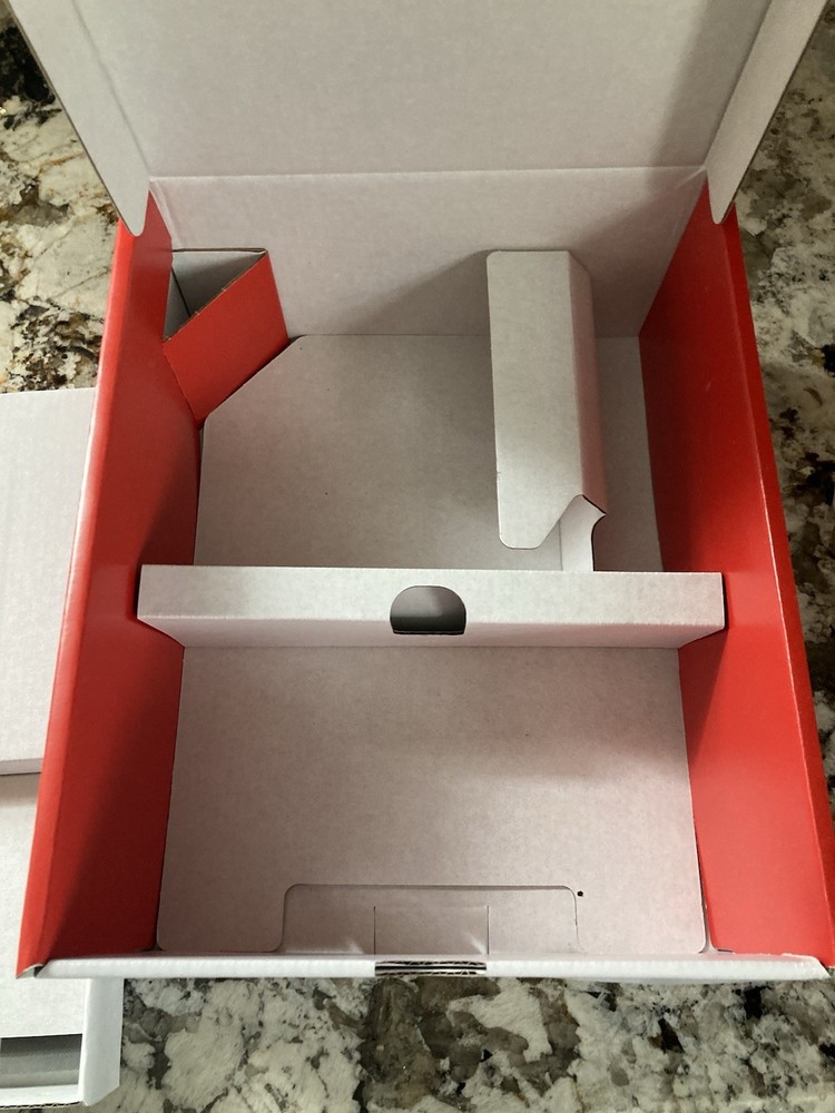 Nintendo Switch WHITE OLED EMPTY BOX w/ Cardboard Insert Tray Owners Manual US
