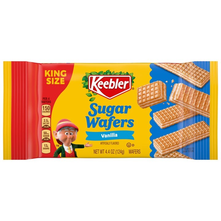 Keebler King Size Vanilla Sugar Wafers Value Pack Bundle, 4.4 OZ, 9 PACK