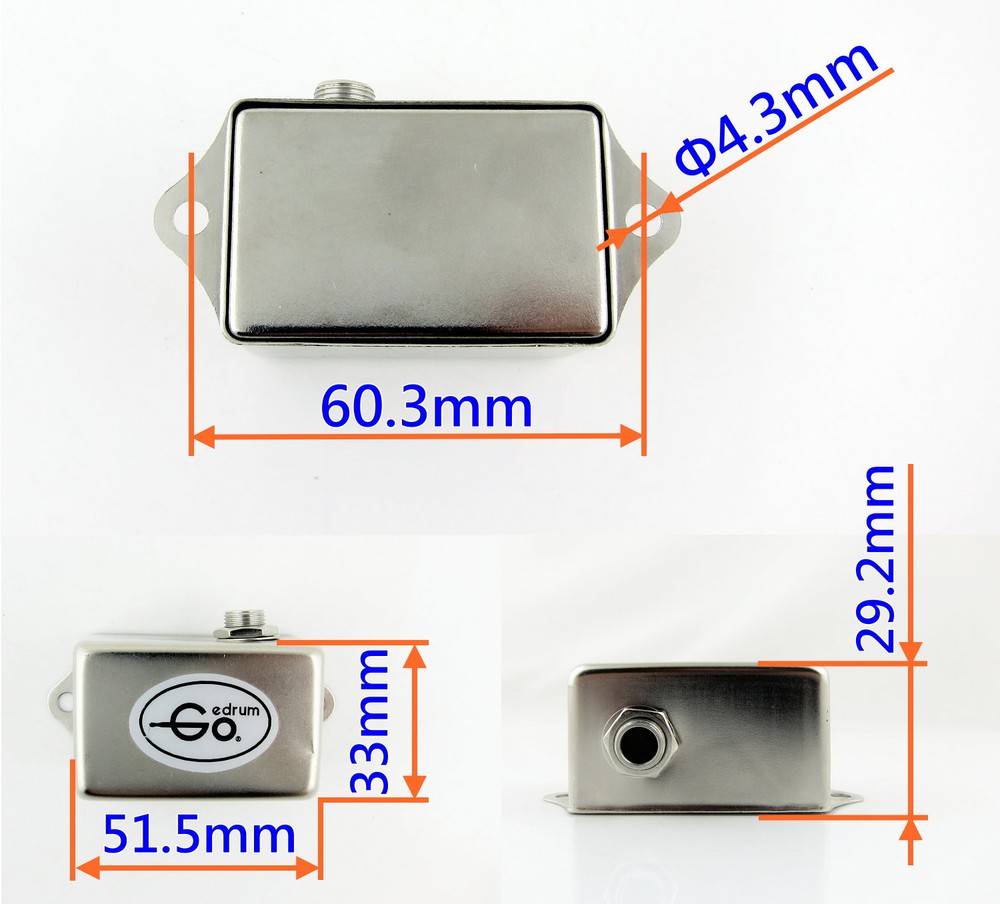 Goedrum 360 Cymbal Trigger for DIY electronic cymbal / Single Zone Trigger