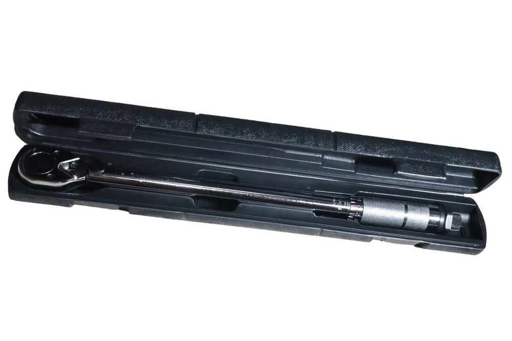 1/2" Torque Wrench Snap Socket Professional Drive Click Type Ratcheting Case Inc