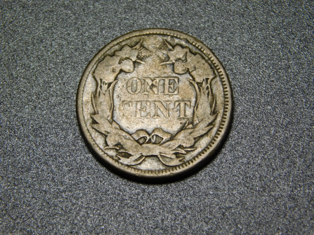 OLD US COIN 1858 FLYING EAGLE PENNY CENT
