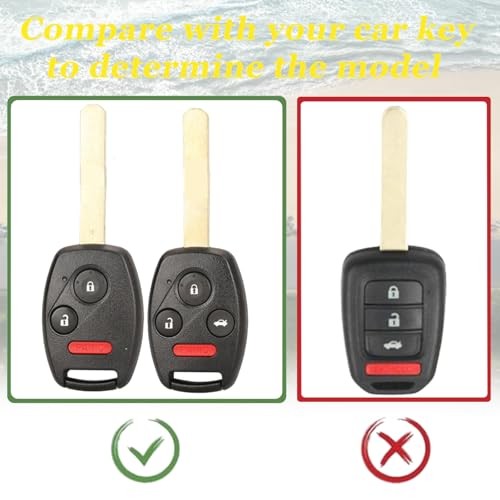 Key Fob Cover, Car Key Case Shell Protector Compatible with 2003-2015 Black