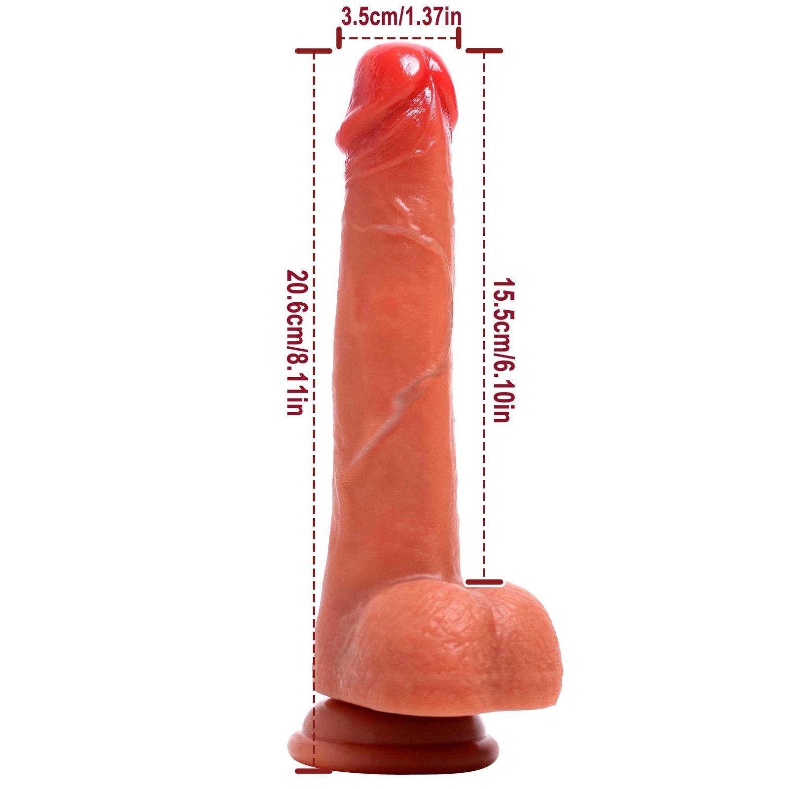 Telescopic Realistic Thrusting Dildo-Vibrator Sex-Toy for-Women-Remote Control