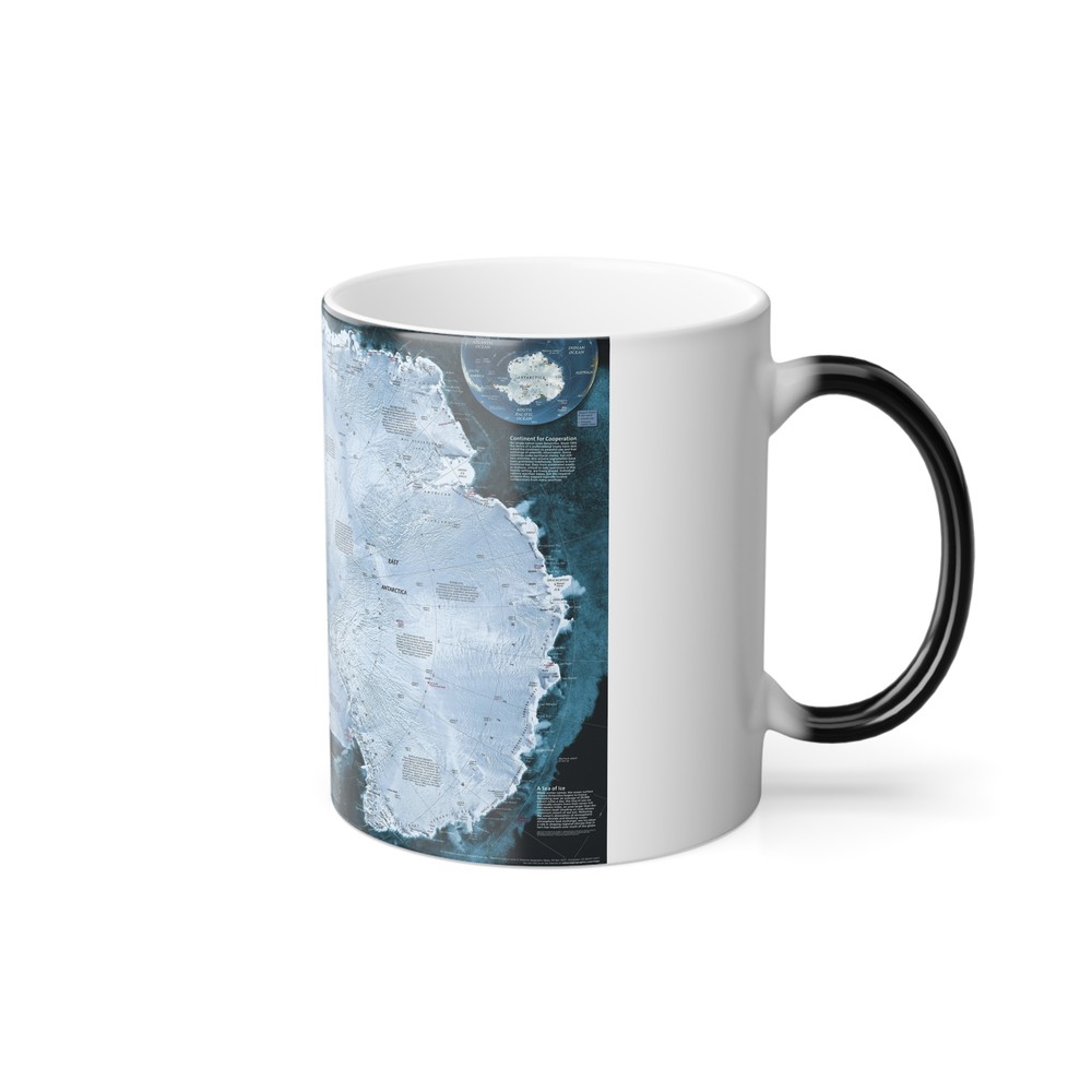 Antarctica (2002) (Map) Color Changing Mug 11oz