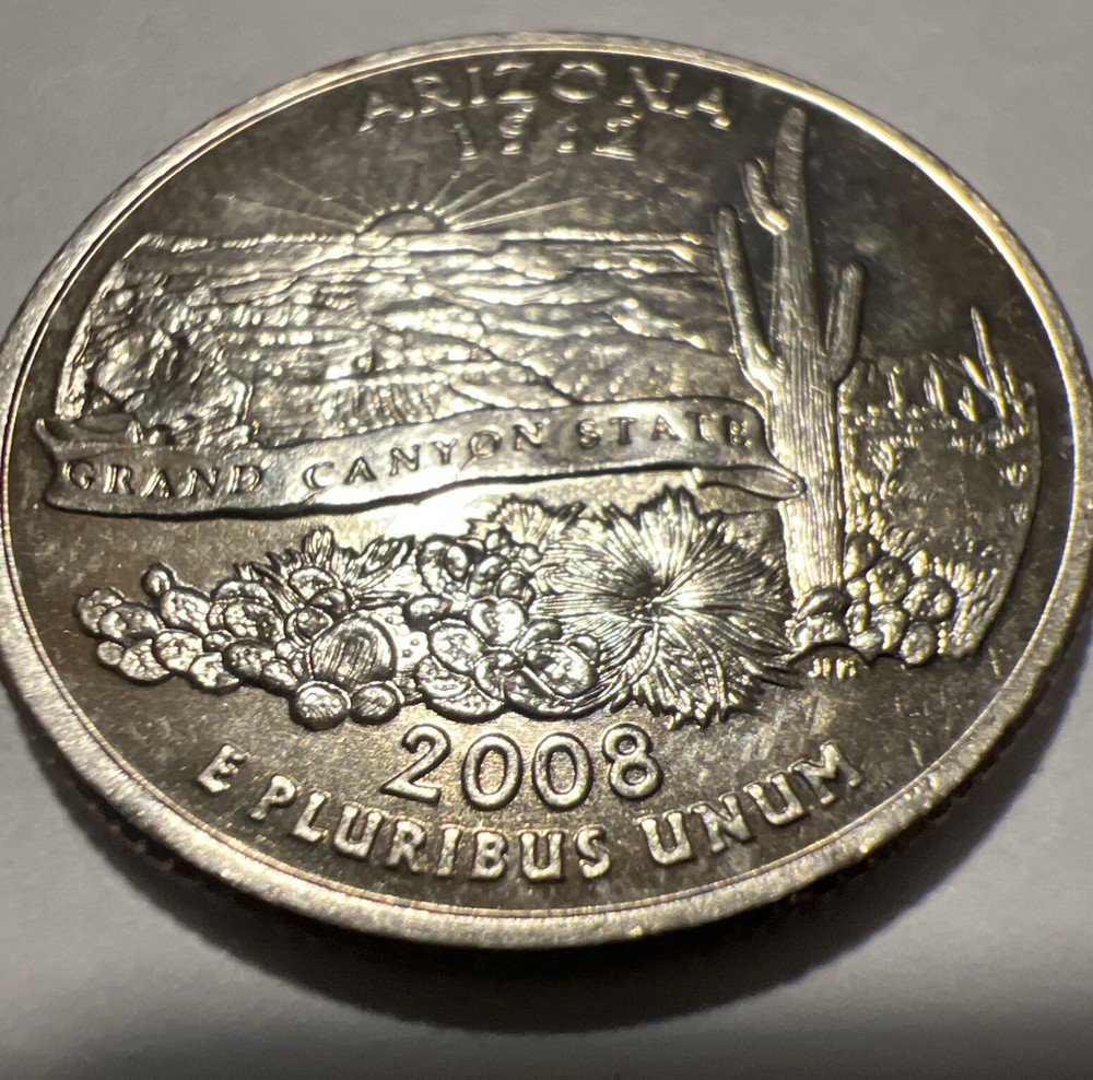 2008 Arizona P State Quarter - BU - Uncirculated
