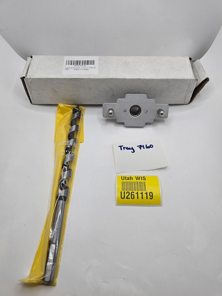 Floating Shelf Bracket Dowel Jig with 1/2" x 9" Drill Bit Self Centering